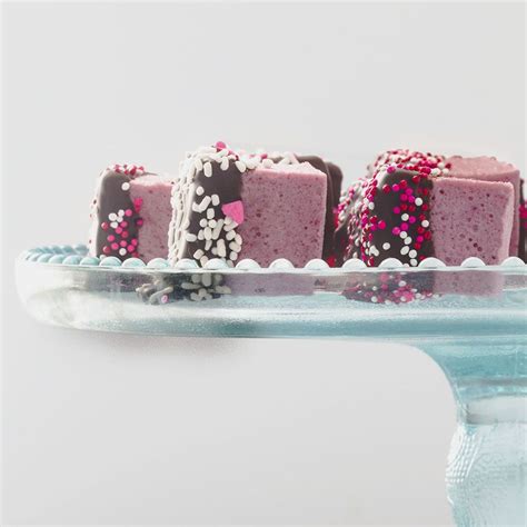 Chocolate Dipped Blackberry Marshmallows Homemade Marshmallows Never