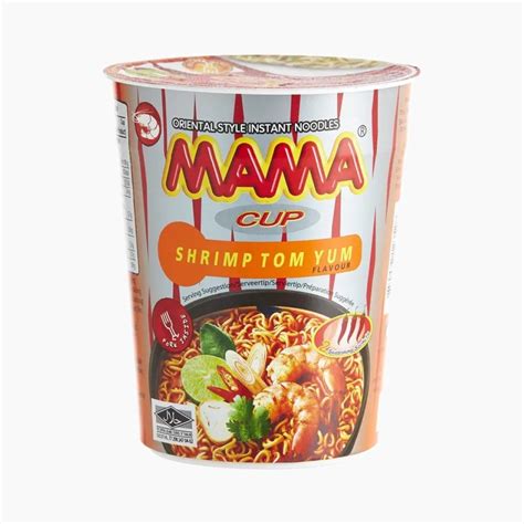 Mama Cup Noodle Shrimp Tom Yum G Bb Yumyumthaishop Co Uk