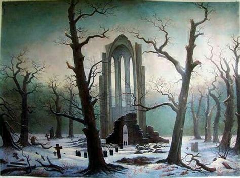 Cloister Cemetery In The Snow Friedrich Caspar David Friedrich