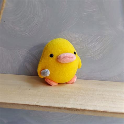 Duck With A Knife Pdf Pattern And Tutorial Plush Duck Sewing Etsy