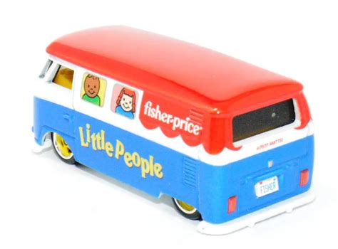 Hot Wheels Fisher Price Volkswagen T1 Panel Bus Loose Cars
