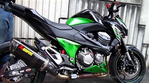 Kawasaki Z Akrapovic Carbon Exhaust Youtube