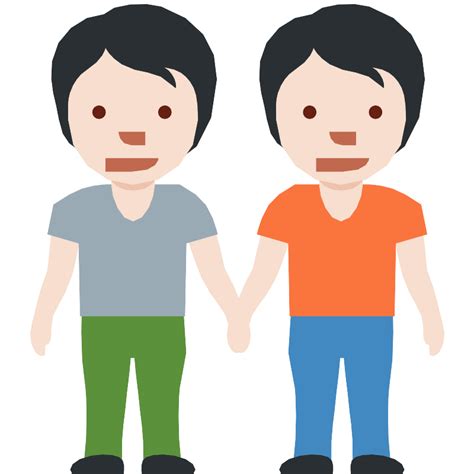 People Holding Hands Light Skin Tone Vector SVG Icon SVG Repo