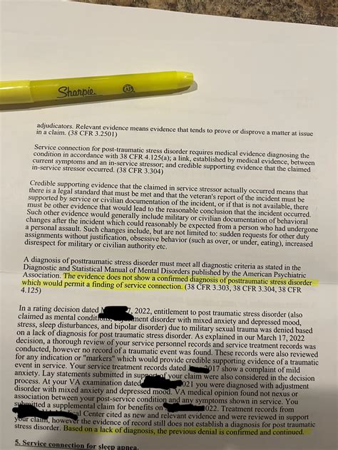 What Does This Denial Letter Mean Rveteransbenefits