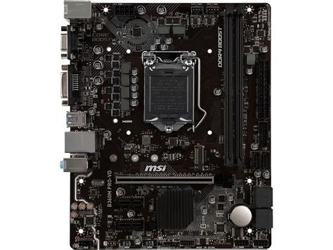 Msi B360m Pro-vd Lga 1151 (300 Series) Intel B360 Sata 6gb/s Micro Atx ...