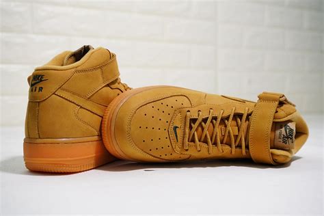 Nike Air Force 1 Mid 07 Prm Qs Flax Wheat Outdoor Green