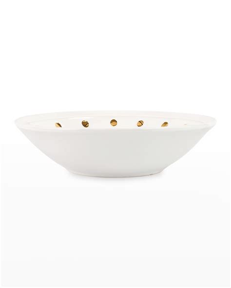 Vietri Medici Gold Pasta Bowl Neiman Marcus