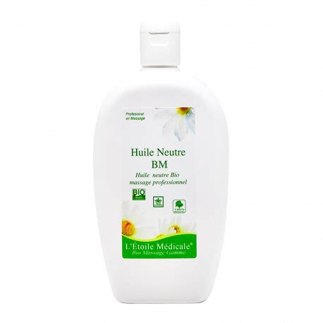 Huile neutre bio 500 ml etoile medicale Drexco Médical