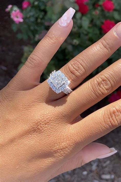 Unforgettable Princess Cut Engagement Rings To Get Her Heart