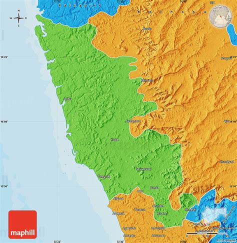 Political Map of Sindhudurg