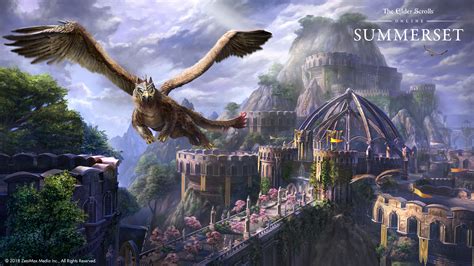 Bring Summerset Home With These New Wallpapers - The Elder Scrolls Online