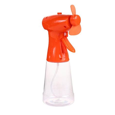 Handheld Fan Fine Mist Water Batteries Powered Fan Water Spray Fan With
