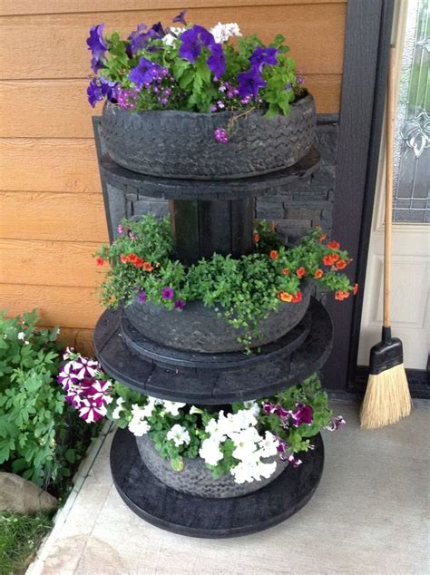 Creative Ways To Use Old Tires In Your Garden Engineering