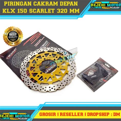 Jual PIRINGAN DISC DISK CAKRAM DEPAN KLX 150 SCARLET Freeday 320 MM