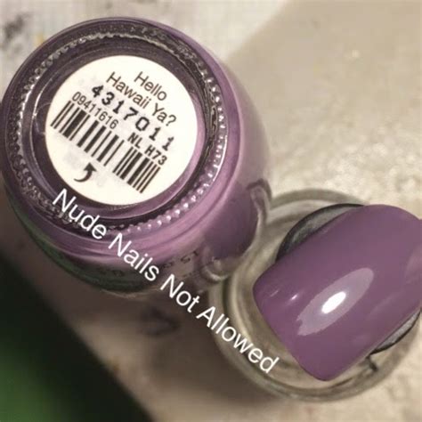 Nude Nails Not Allowed Opi Hawaii Collection Spring