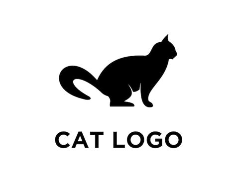 Logo Cat Vetor Premium