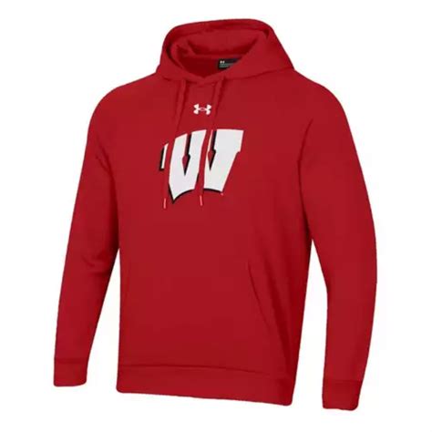 Under Armour Wisconsin Badgers Logo Hoodie