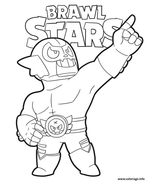 Coloriage Draw It Cute Coloring Page BrawlStars El Rudo Primo Dessin