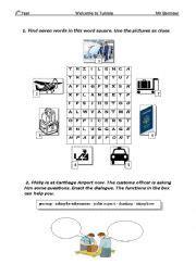 Welcome To Tunisia Esl Worksheet By Chafikteacher