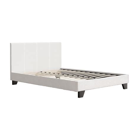 Artiss Bed Frame Double Size Boucle Neo Wood Factory Furniture