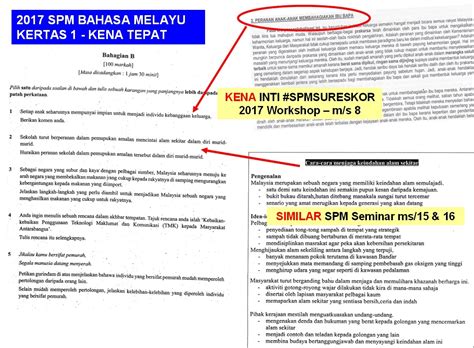 Bahasa Melayu Kertas 2 Spm 2017 Soalan Percubaan Bahasa Melayu Bm Spm