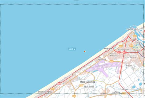 Wandelkaart Topografische Kaart Topo Oostende Ngi