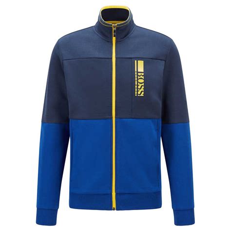 Boss Skaz Full Zip Sweatshirt Blue Dressinn