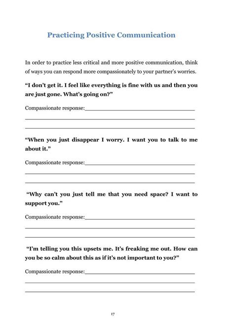 Secure Attachment Worksheets Couples Therapy Worksheets Therapy Worksheets Couples