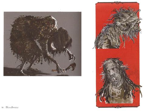 Concept Art Enemies And Bosses Bloodborne Wiki