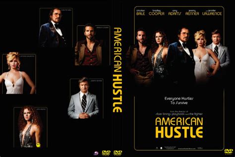 American Hustle Dvd Label 2013 Custom Art