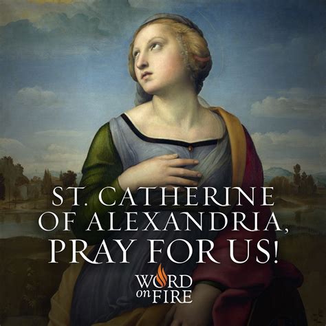 St Catherine Of Alexandria One Of The Fourteen Holy Helpers Pray For