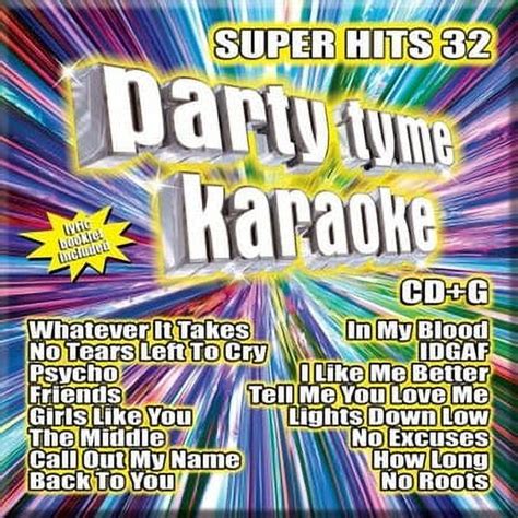 Various Artists Party Tyme Karaoke Super Hits Vol 32 CD