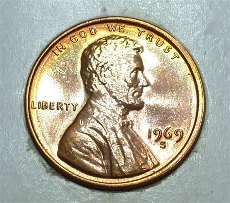 1969 S Gem Proof Cent Memorial Lincoln Cent 1774 For Sale Buy Now