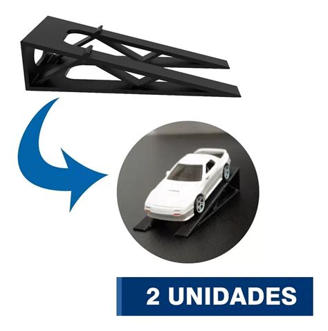 Mini Rampa Expositor Display Para Hot Wheels Kit Unidades Mebuscar Brasil