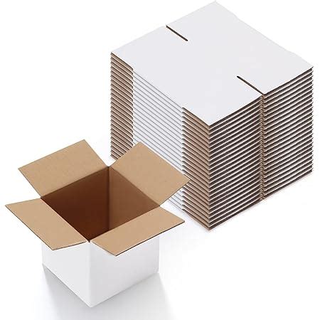 Amazon Lainrrew Pcs Shipping Boxes X X Inches White Kraft