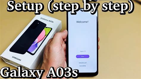 Galaxy A03s How To Setup Step By Step For Beginners Youtube