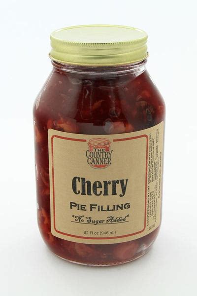 The Country Canner — No Sugar Added Cherry Pie Filling