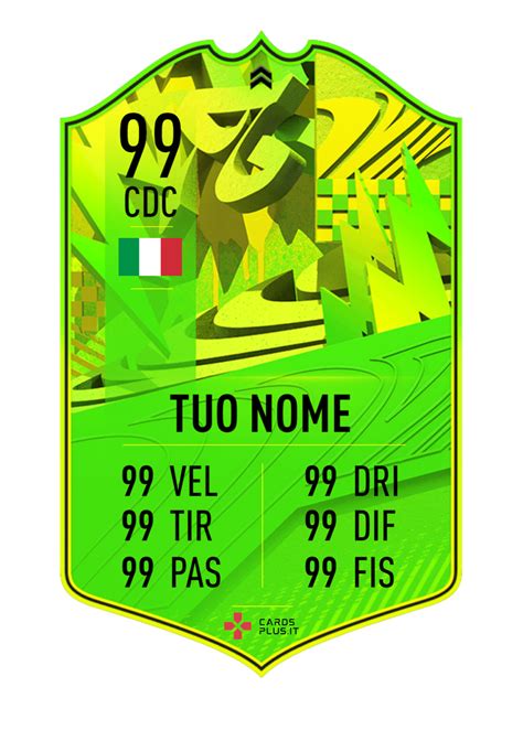 Fifa Ultimate Team Fut Toty Card Gigante Personalizzata Cardsplus It