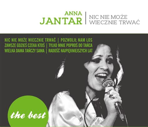 Anna Jantar Nic Nie Mo E Wiecznie Trwa Cd Best Sklepy