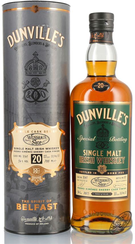 Dunville S Yo Irish Px Single Cask Whiskey Vol L