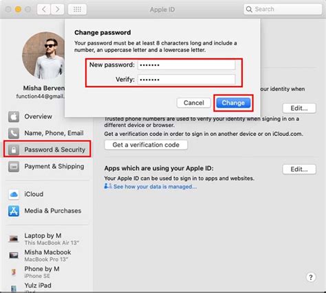 Comment R Initialiser Le Mot De Passe De L Identifiant Apple Avec L