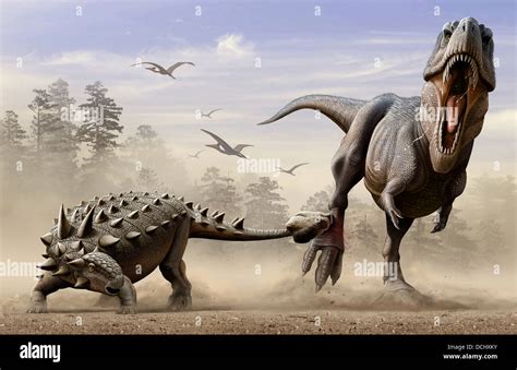 Ankylosaurus Vs Spinosaurus