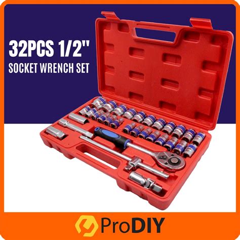 Pcs Inch Pcs Inch Ratchet Box Socket Set Box Set Spanner