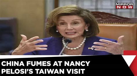 Nancy Pelosis Taiwan Visit Angers China Missiles Land In Japan