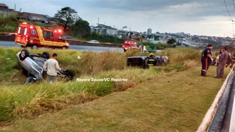 Capotamento é registrado na Rodovia do Contorno Visão Notícias A