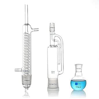 Luoxun LX 500ml Soxhlet Extractor Kit Soxhlet Extraction Apparatus With