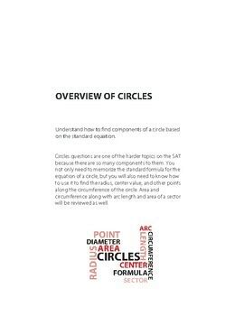 SAT Circles by Studio Ampersand - Learning Coaching | TPT