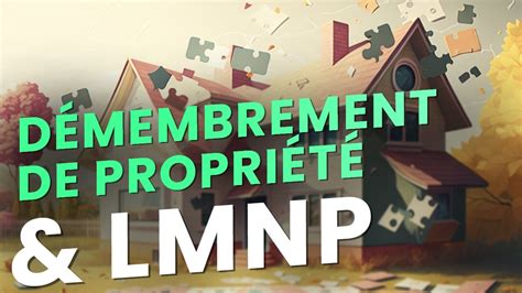 D Membrement Usufruit Nue Propri T En Lmnp Youtube