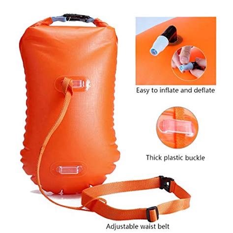 Yobooom Swim Buoy Dry Bag L Open Water Highly Visible Safety Swim