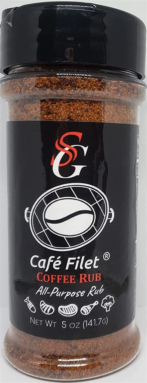 Cafe Filet All Purpose Coffee Rub By Sandg Bbq Grocery